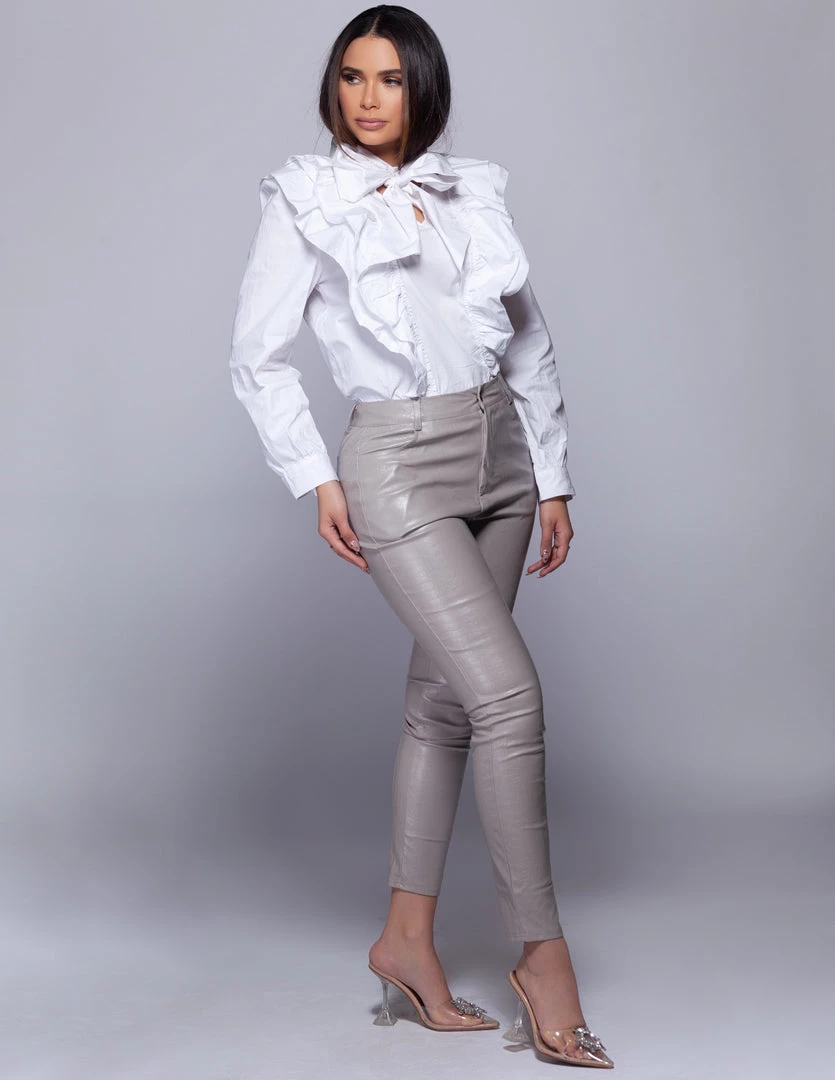 Love And Labels BOTTOMS Vegan Crocodile Pants 7 Love And Labels BOTTOMS Vegan Crocodile Pants