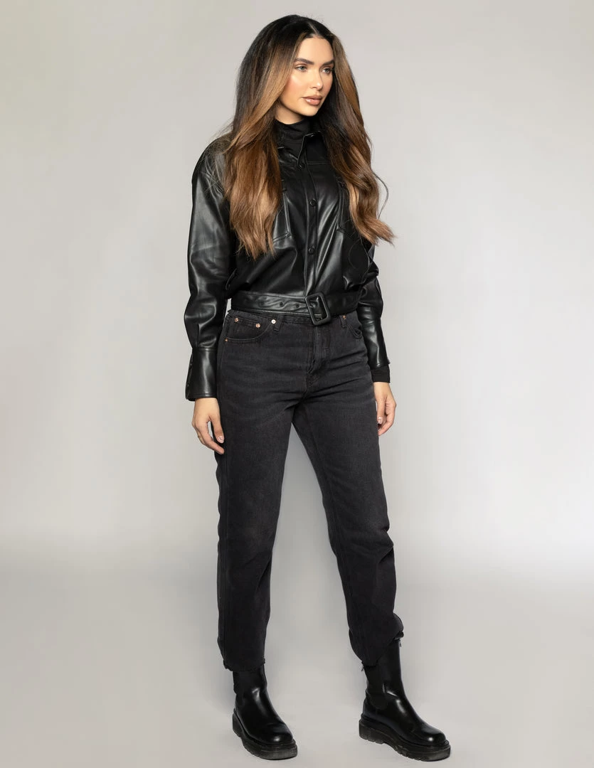 Love And Labels NEW ARRIVALS Belted Leather Shirt 4 Love And Labels NEW ARRIVALS Belted Leather Shirt