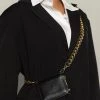 Love And Labels NEW ARRIVALS Black Wallet On Chain Bag - Gold 2 Love And Labels NEW ARRIVALS Black Wallet On Chain Bag - Gold