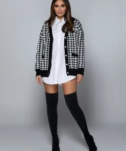 Love And Labels Houndstooth Cardigan NEW ARRIVALS