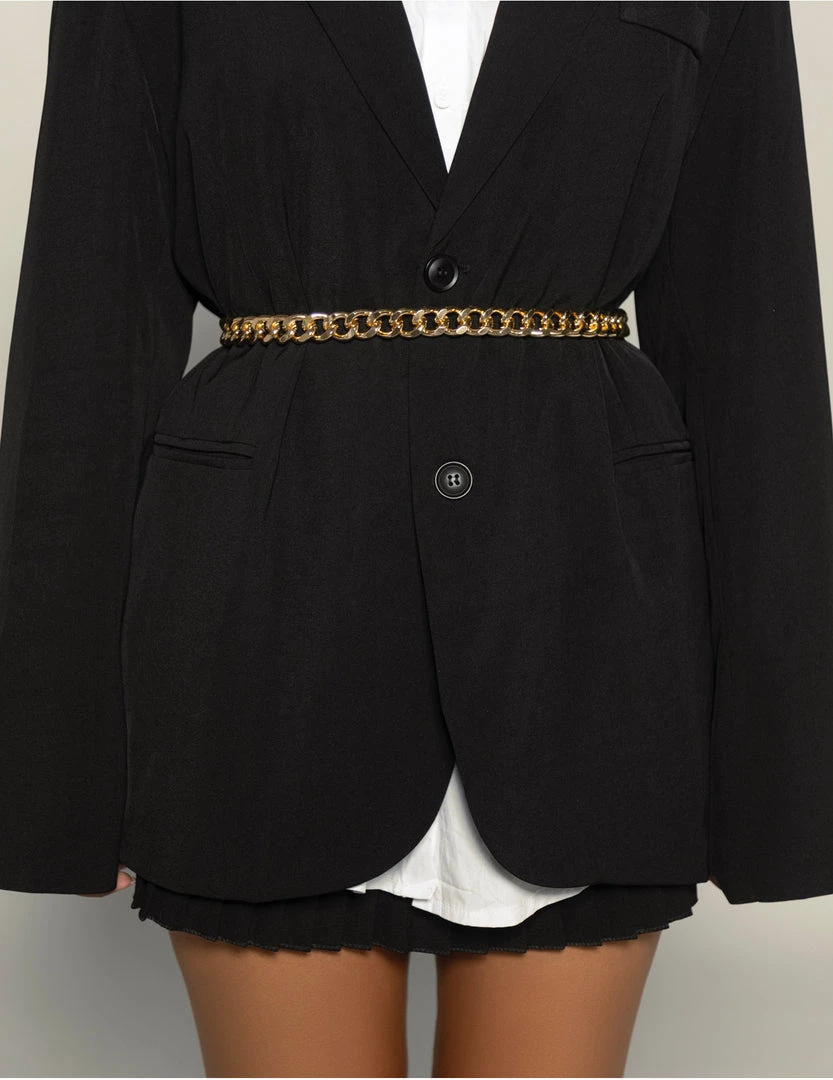 Love And Labels Thin Chain Belt 3 Love And Labels Thin Chain Belt