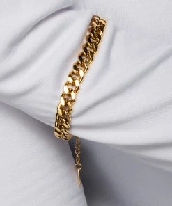 Love And Labels BACK IN STOCK 18k Gold Plated Cuban Chain Bracelet
