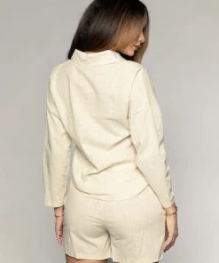 Love And Labels Linen Shorts Set