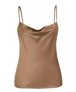 Love And Labels Satin Draped Cami