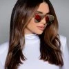 Love And Labels Aviators - Mirrored Gold