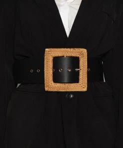 Love And Labels NEW ARRIVALS Oversized Bamboo Buckle Waist Belt