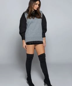 Love And Labels Knit V Neck Vest TOPS