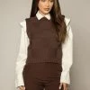 Love And Labels Checkered Knit Vest NEW ARRIVALS