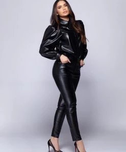 Love And Labels BOTTOMS Vegan Crocodile Pants