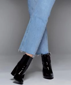 Love And Labels Patent Chunky Heel Booties NEW ARRIVALS