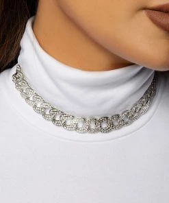 Love And Labels Adjustable Stone Cuban Necklace