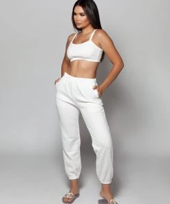 Love And Labels LOUNGEWEAR Checkered Crop Top