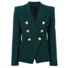 Love And Labels Gold Button Blazer - Hunter Green 2 Love And Labels Gold Button Blazer - Hunter Green