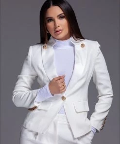 Love And Labels Collar Button Blazer BLAZERS