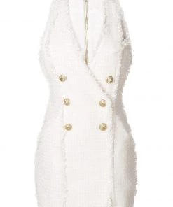 Love And Labels Tweed Sleeveless Dress DRESSES