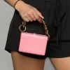 Love And Labels Chain Handle Box Bag - Pink 1 Love And Labels Chain Handle Box Bag - Pink