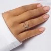 Love And Labels Star + Moon Ring ACCESSORIES 2 Love And Labels Star + Moon Ring ACCESSORIES