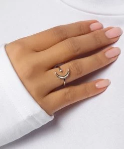 Love And Labels Star + Moon Ring ACCESSORIES