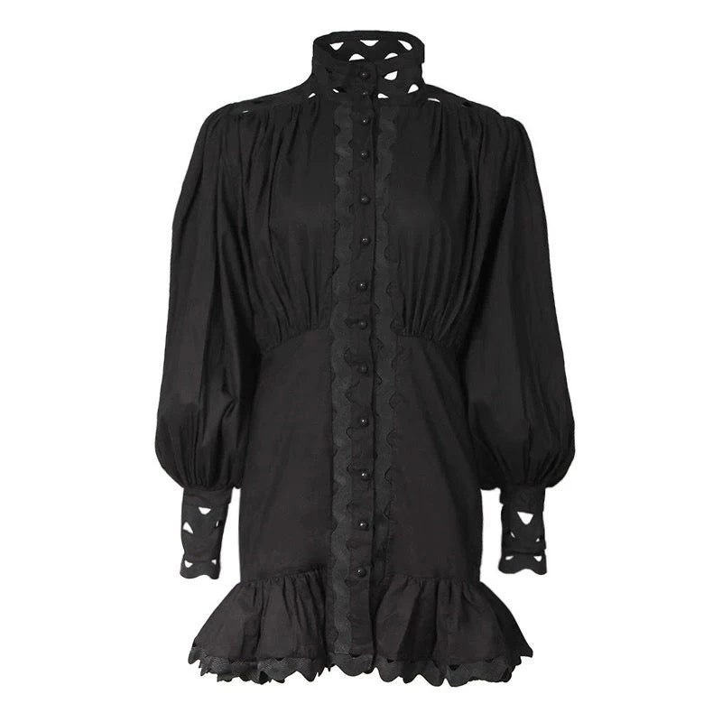 Love And Labels DRESSES Turtleneck Cut Out Mini Dress 5 Love And Labels DRESSES Turtleneck Cut Out Mini Dress